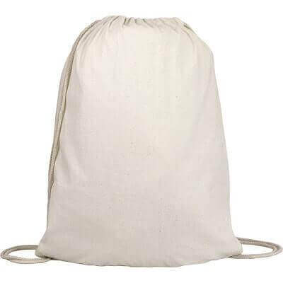 cotton canvas drawstring backpacks