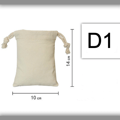 d1 canvas drawstring bag