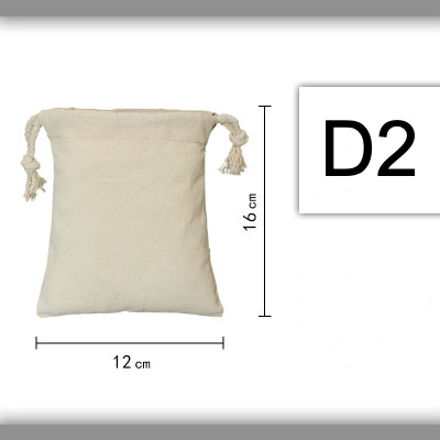 d2 canvas drawstring bag
