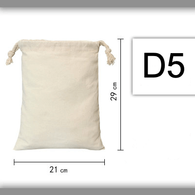 d5 canvas drawstring bag