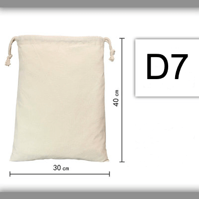 d7 canvas drawstring bag