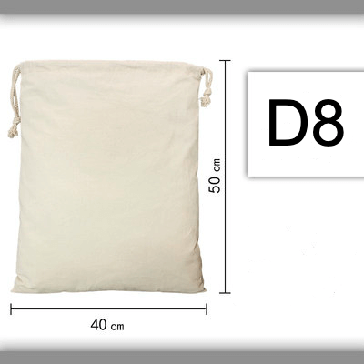 d8 canvas drawstring bag