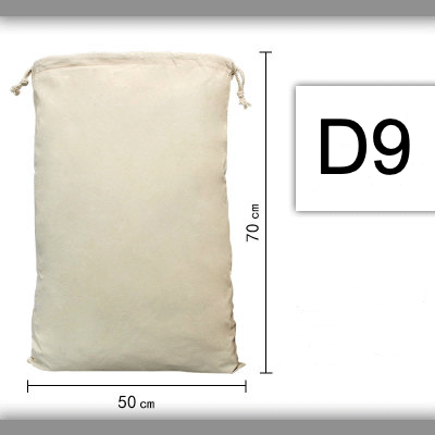 d9 canvas drawstring bag